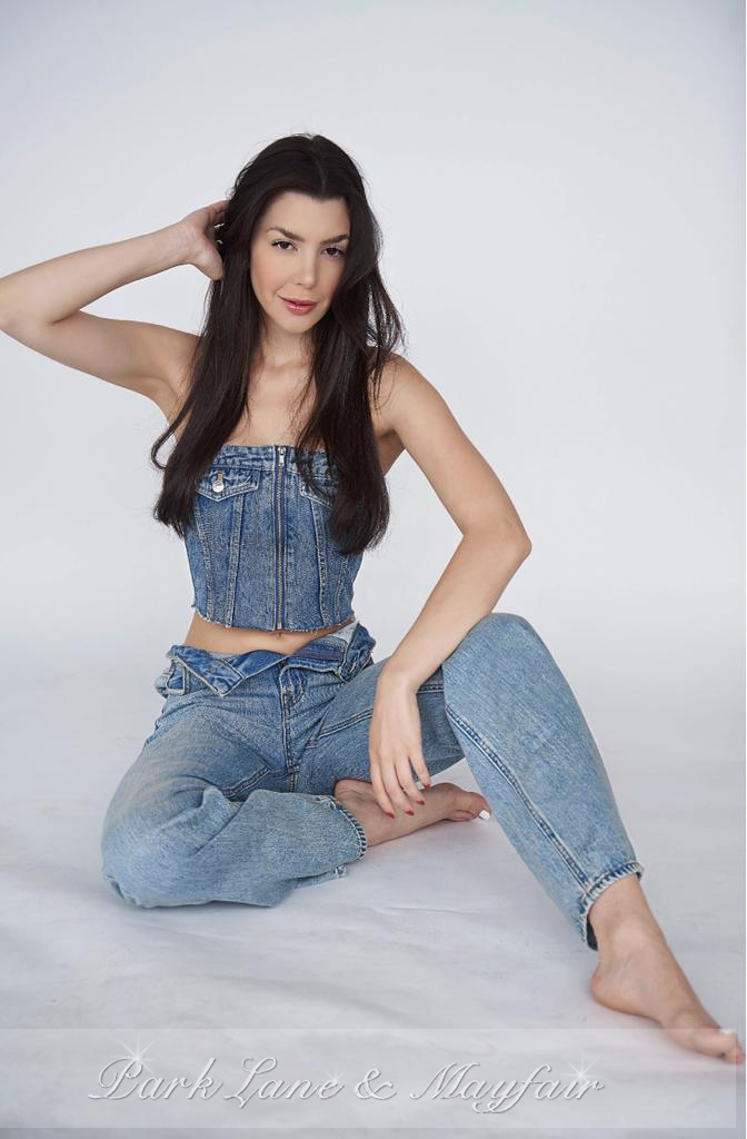 Top agency escort with her long hair and beautiful features