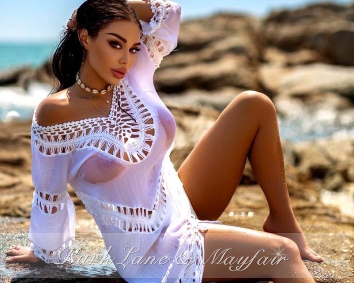 Priscilla has on her sexy little dress for this picture