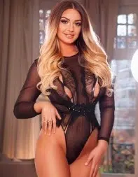 Beautiful blonde escort Nicki is perfect for double the pleasure