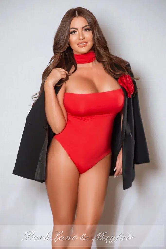 Christina captivates with her mesmerising pose and radiant eyes that pull you in.