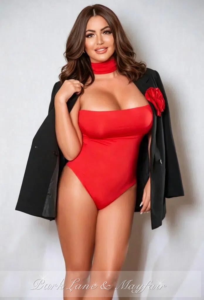 Christina truly captures attention with her striking, model appearance.