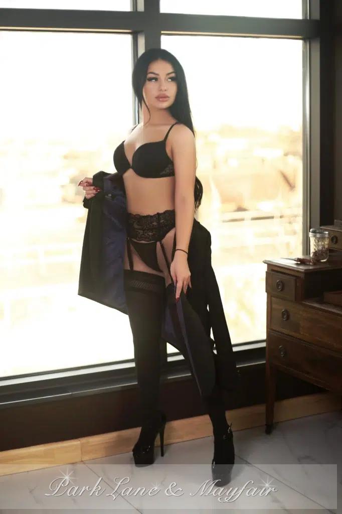 Pearl really stands out with her beautiful, model-like features and impressive figure.