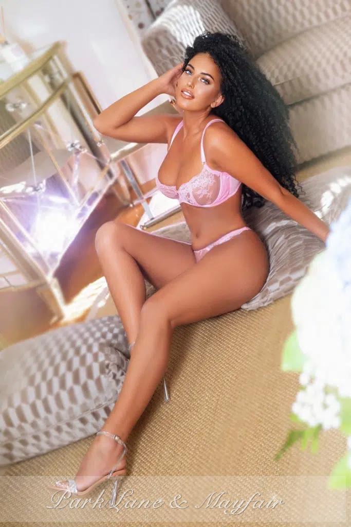 Petra shows a natural combination of sensuality and elegance in her captivating pose.